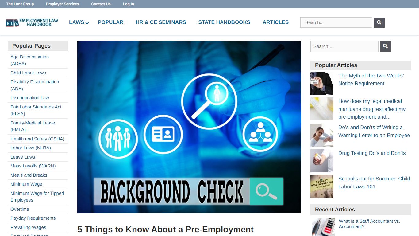 5 Things to Know About a Pre-Employment Background Check